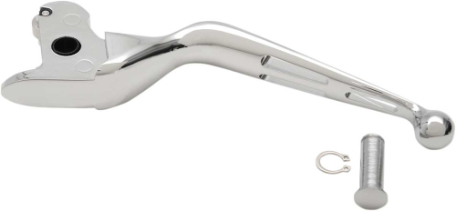 Drag Specialties - Drag Specialties Slotted Wide Blade Clutch Lever - Chrome - 0613-0942