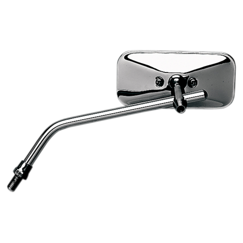 Emgo - Emgo Universal Rectangular Mirror - Chopper - Die-Cast - 10mm Thread - 20-34814