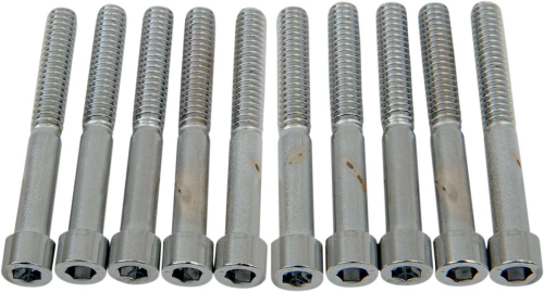Drag Specialties - Drag Specialties Coarse-Thread Socket-Head Bolts - 1/4in.-20 x 2in. - MPB185S