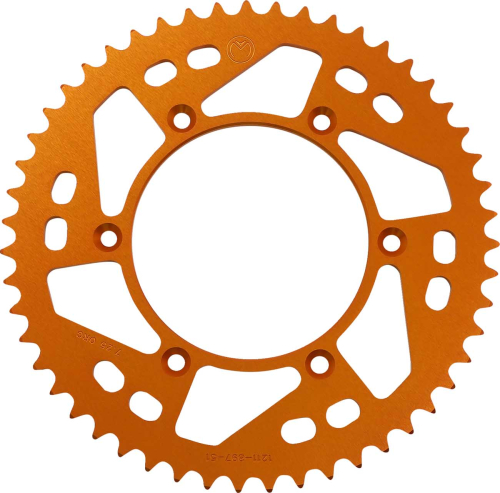Moose Racing - Moose Racing Aluminum Rear Sprocket - 51T - 1211-897-51-14