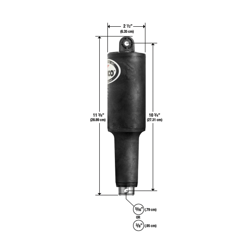 Lenco Marine - Lenco 101XD Extreme Duty Actuator - 12V - 2-1/4" Stroke w/Hardware
