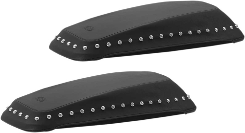 Mustang - Mustang Saddlebag Lid Cover - Chrome Studs - 77623