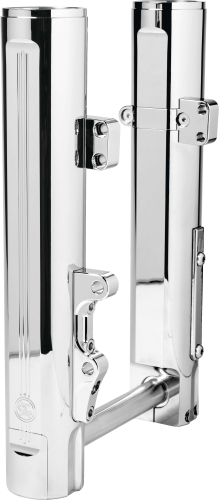 Performance Machine - Performance Machine Fork Leg Kit for Stock or Performance Machine Calipers - Single Disc - Chrome - 0208-2178-CH