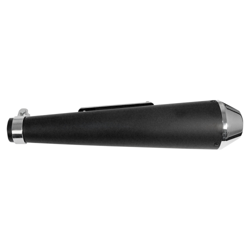 Emgo - Emgo Shorty Megaphone Slip-On - Flat Black - 80-84030C
