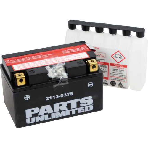 Parts Unlimited - Parts Unlimited AGM Maintenance Free Battery - 2113-0375