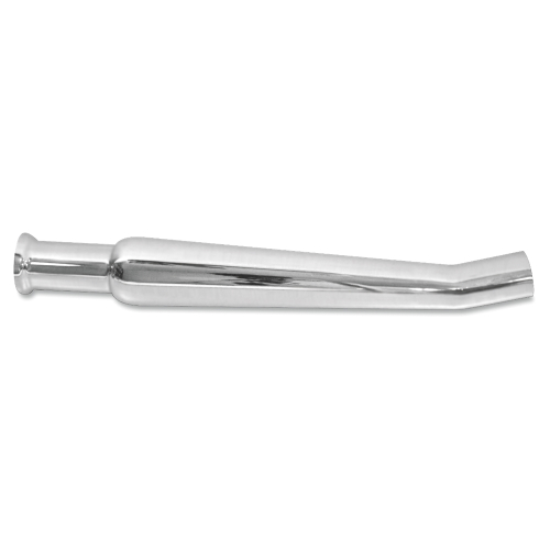 Emgo - Emgo Bell-End Megaphone, Upswept, Right Side Universal Muffler - Chrome - 80-84011