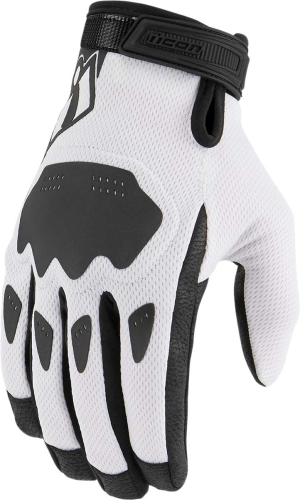Icon - Icon Hooligan CE Gloves - 3301-4391 - White - Medium