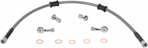 Moose Racing - Moose Racing Stainless Steel Braided Brake Line - KAW-6030R