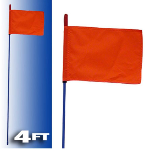 Firestik Antenna - Firestik Antenna Whips Safety Flag - 4ft. - Blue - F4-BLUE-8120R