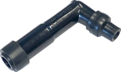 K&S Technologies - K&S Technologies Spark Plug Resistor Cover - 120deg. Elbow Type - 14mm - Black Plastic - 10-5122