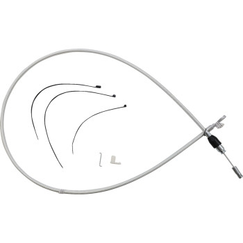 Magnum - Magnum Alternate Length Sterling Chromite Quick Connect Braided Upper Clutch Cable - 56in. - 323422HE