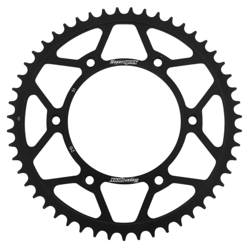 Supersprox - Supersprox Steel Rear Sprocket - 51T - RFE-210-51-BLK