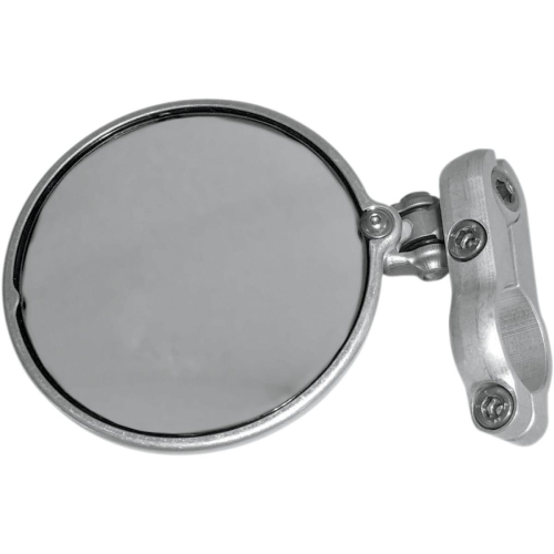 CRG - CRG Hindsight LS (Lane Splitter) Left Side Bar End Mirror - Silver - HSLS-201-L