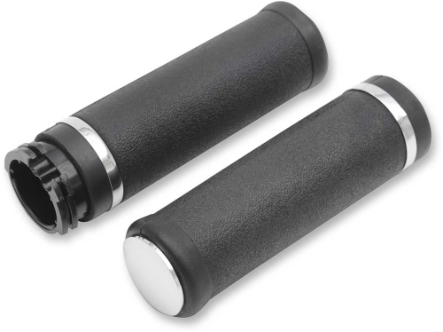 Drag Specialties - Drag Specialties Rubber Grip with Accent Ring and End Caps - 17-0556-BC324