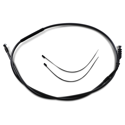 Magnum - Magnum Braided Clutch Control Cable - +4in. - Black Pearl - 42304