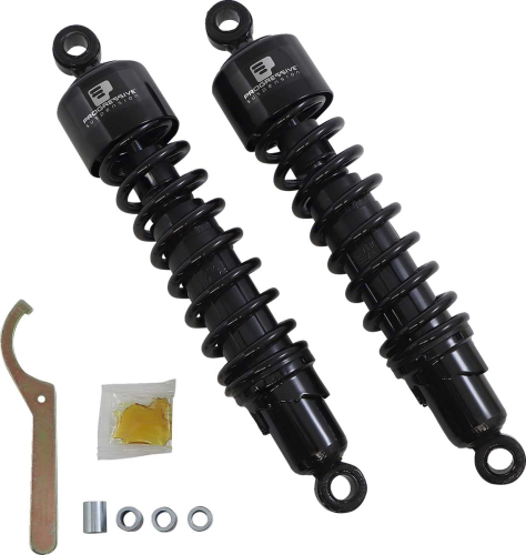 Progressive Suspension - Progressive Suspension 412 Series Magnum Steel Spring 13.5in. Shock - Black - 412-4263B