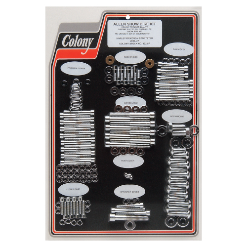 Colony - Colony Complete Motor Polished Socket-Head Bolt Kit - 1022-P
