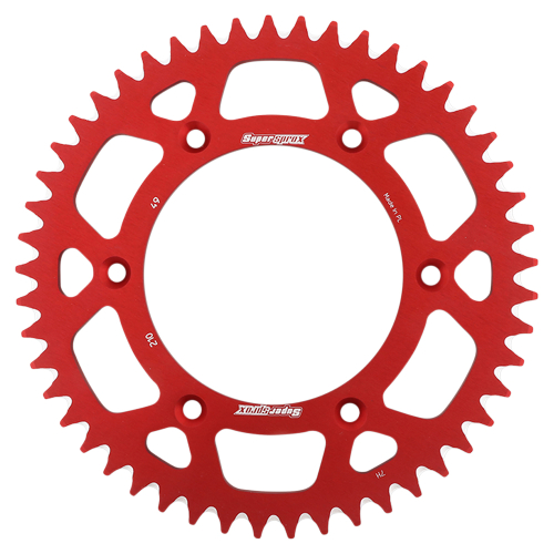 Supersprox - Supersprox Aluminum Rear Sprocket - 49T - RAL-210-49-RD