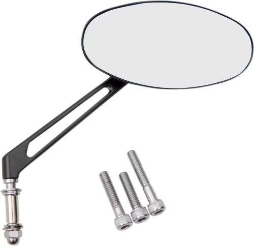 Drag Specialties - Drag Specialties Blue Saphire Stealth II Balck Mirror (ea.) - 0640-0288
