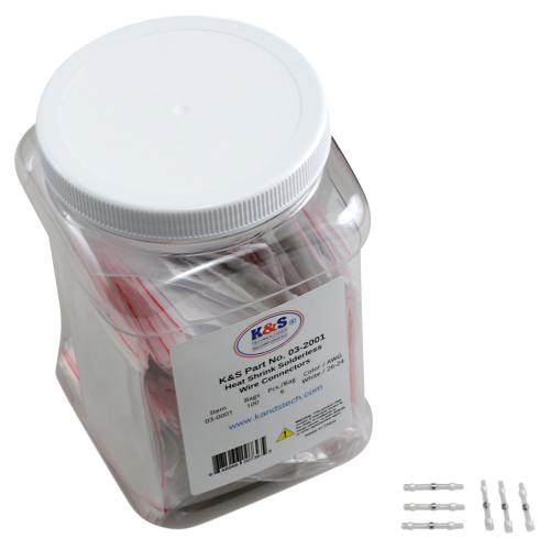 K&S Technologies - K&S Technologies Sordeless Wire Connector - White - 03-2001