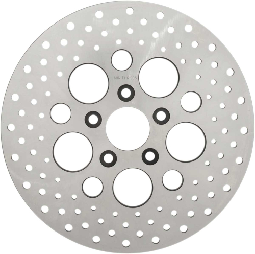 Drag Specialties - Drag Specialties Stainless Steel Drilled Brake Rotor - 06-181AS