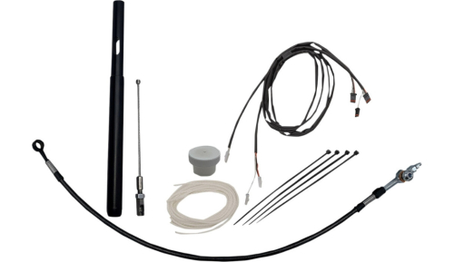 Fat Baggers, Inc. - Fat Baggers, Inc. EZ Install Handlebar Kit - Black Braided - 109014-B