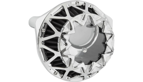 Arlen Ness - Arlen Ness Crossfire Air Cleaner - Chrome - 600-048