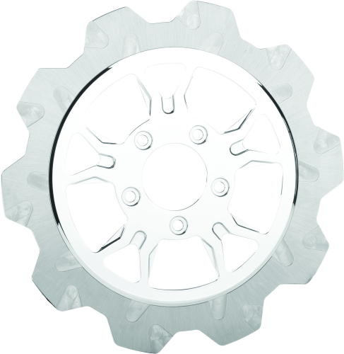 Lyndall Racing Brakes - Lyndall Racing Brakes Crown Cut B-52 Front Rotor - 11.5in. - Chrome/Silver - 2002-1058