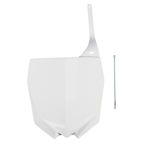 UFO Plastics - UFO Plastics Front Number Plate - White - Restyled - YA04832-046