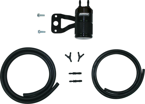 Moroso - Moroso Air/Oil Separator for Twin Cams with Stock Air Cleaner - Polished - 85713