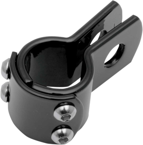 Drag Specialties - Drag Specialties Three-Piece Frame Clamp - 1 1/8in. - Black - 77-6018B