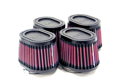 K&N Engineering - K&N Engineering Custom Clamp-On Air Filter - Oval - Rubber End Cap - RU-0984