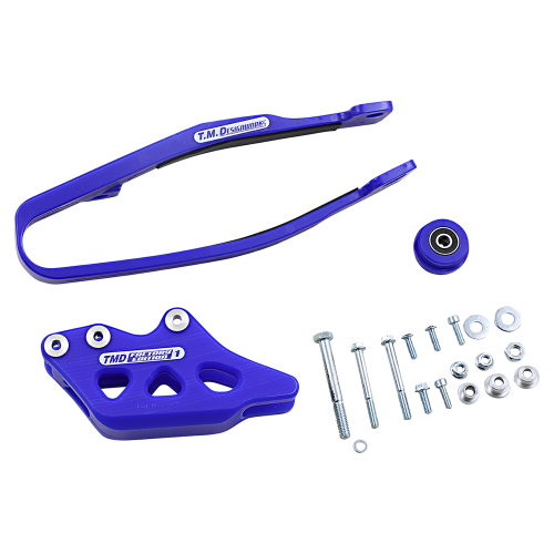 T.M. Designworks - T.M. Designworks Dirt Cross Multi-Purpose Chain Slide-N-Guide Kit FE1 Guide - Blue - YCP-OR2-BU