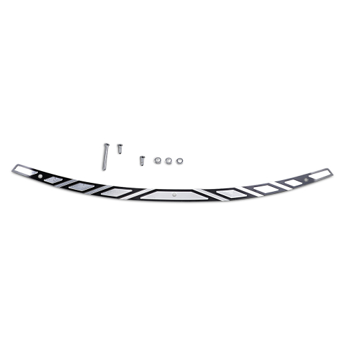 Klock Werks - Klock Werks Aztec Flare Series Windshield Trim - Black Contrast - KWW-01-0359