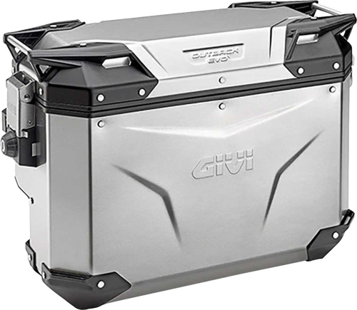 GIVI - GIVI Outback Evo 33lit. Right Side Case - Silver - OBKES33ARA