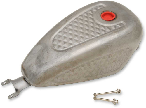 Drag Specialties - Drag Specialties Custom Gas Tank - Carbureted - Diamond Pattern Style - 0701-0836
