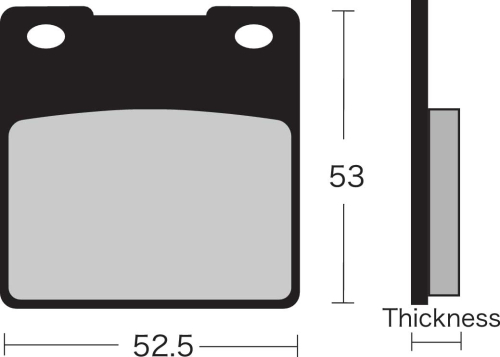 Vesrah - Vesrah Organic Brake Pads - VD-327