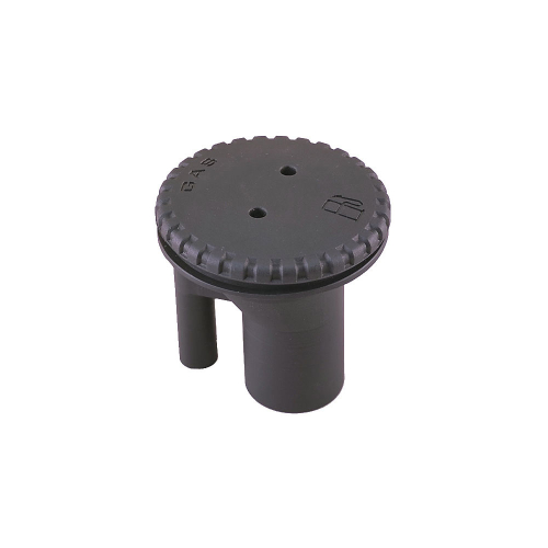 Perko - Perko 0543 Vented Fill f/1-1/2" Hose - Straight Neck - Gas - Black