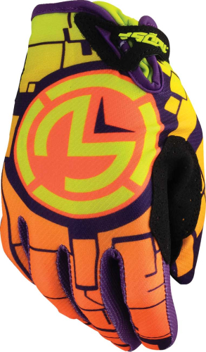 Moose Racing - Moose Racing SX1 Youth Gloves - 3332-1887 - Orange/Green - X-Small