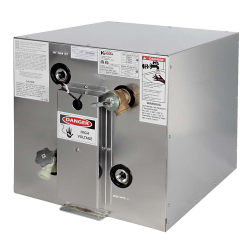 Kuuma Products - Kuuma 6 Gallon Water Heater - 120V Rear Heat Exchange Front Back Mount