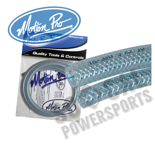 Motion Pro - Motion Pro Braided Vinyl Fuel Line - 5/16in. ID x 9/16in. OD - 12-0060