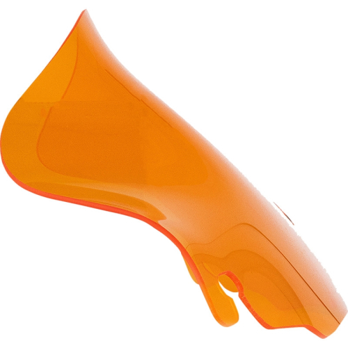 Klock Werks - Klock Werks Kolor Flare Windshield - 6.5in. - Orange - KWW-01-0695
