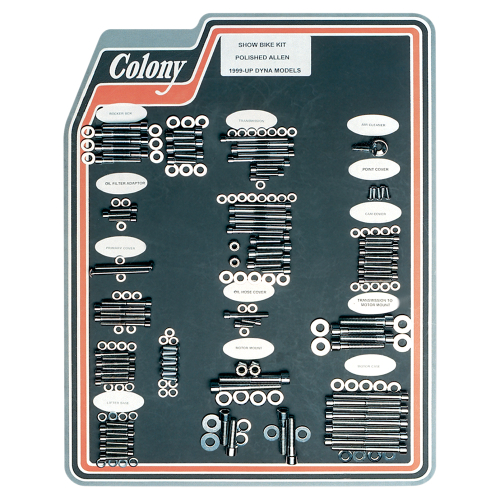 Colony - Colony Complete Motor Polished Socket-Head Bolt Kit - 1000P