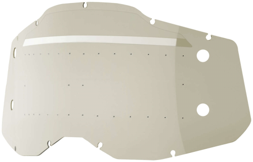 100% - 100% Forecast Lens for Racecraft 2/Accuri 2/Stratus 2 Goggles with Bumps - Smoke - 51223-102-02