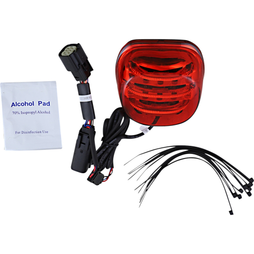 Custom Dynamics - Custom Dynamics Probeam Add-On Mini Taillights for Turn Signal Eliminator - Red Lens - PB-ELIMTL-SS6-R
