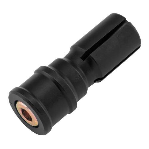 BikeMaster - BikeMaster Bar End Mirror Adapter - 1in. - Black - 152132
