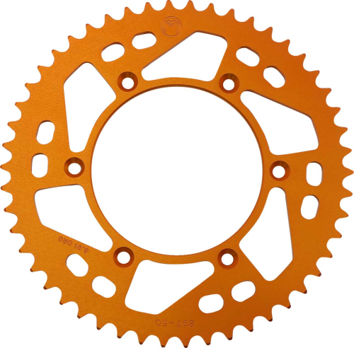 Moose Racing - Moose Racing Aluminum Rear Sprocket - 50T - 1211-897-50-14