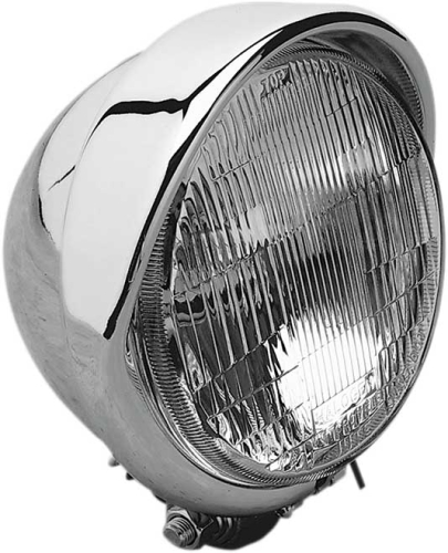 Drag Specialties - Drag Specialties 5 3/4in Headlight with Built-In Visor - DS-280095
