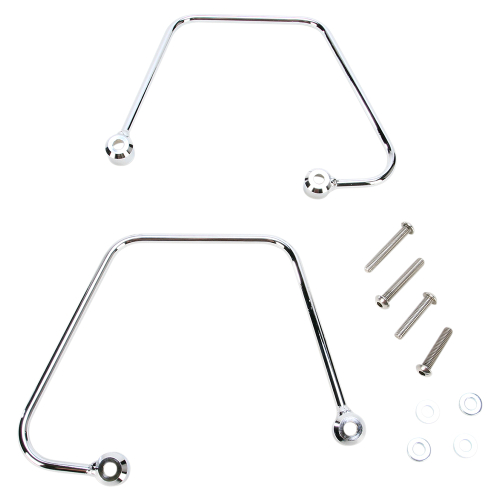 Cobra - Cobra Saddlebag Supports - Chrome - 02-6270