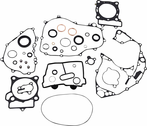 Moose Racing - Moose Racing Complete Gasket Kit with Oil Seals - Metal Head Gasket - 8110030MSE